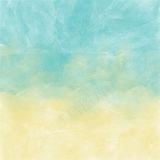 蓝黄渐变水墨背景图片