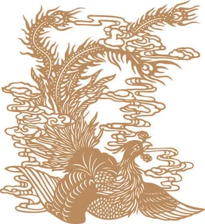 传统中国风古典宫廷龙凤吉祥喜庆图案图腾纹样矢量图设计素材