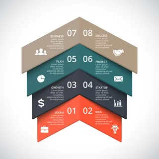 数据图表统计图形分析分类商务会议办公图标PSD模板素材