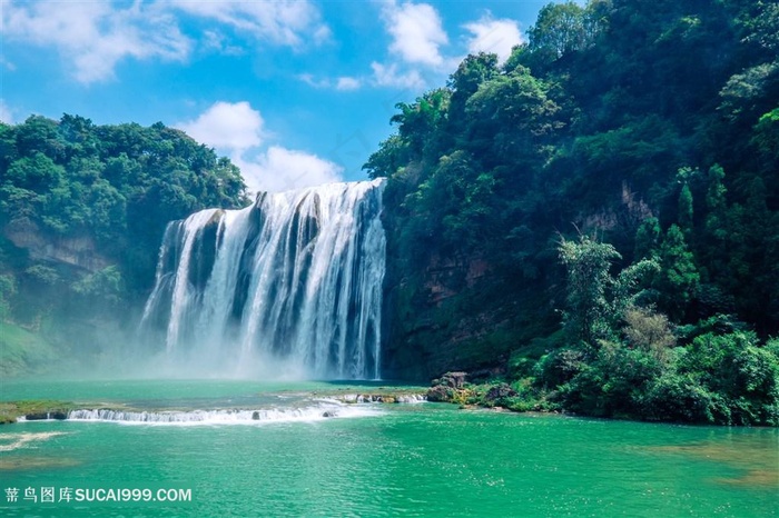 贵州黄果树瀑布风光美景全国景点图片素材