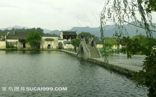 宏村画桥图片