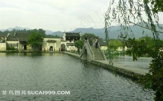 宏村画桥图片