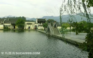 宏村画桥图片