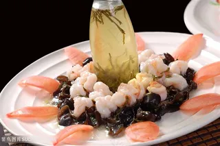 龙井香球中华美食摄影图