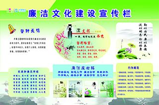 廉洁文化建设宣传栏展馆展厅文化墙