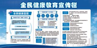 全民健康教育宣传栏