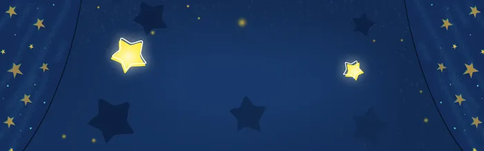 中秋节星星蓝色背景psd模版下载