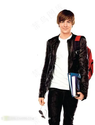 穿黑色夹克的17岁背包少年电影海报