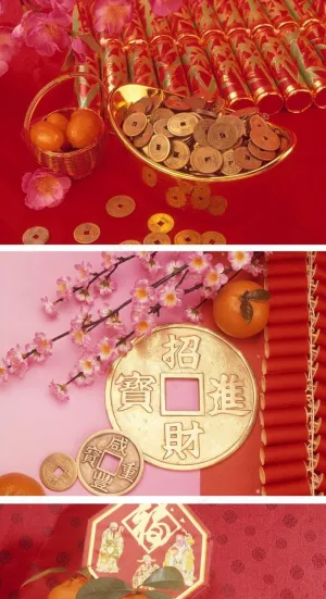 新年喜庆背景素材