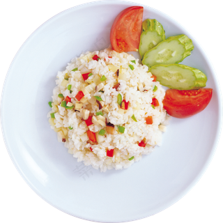 米饭大米饭水清水白米饭免抠