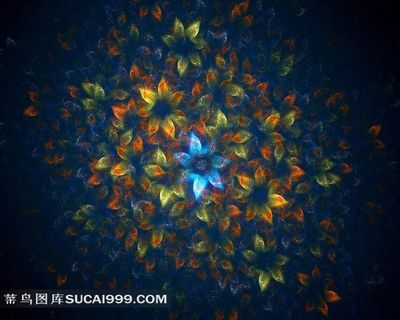 时尚梦幻炫彩发光壁纸