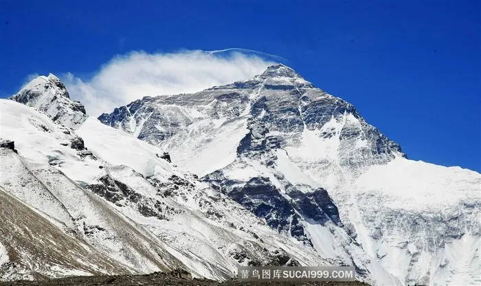 西藏冰雪风景素材图片
