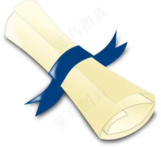 毕业荣誉证书卡通图片