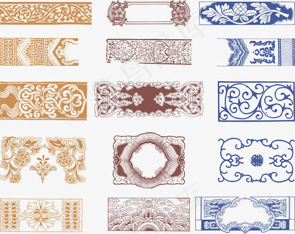 中国风边框矢量