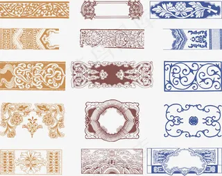 中国风边框矢量