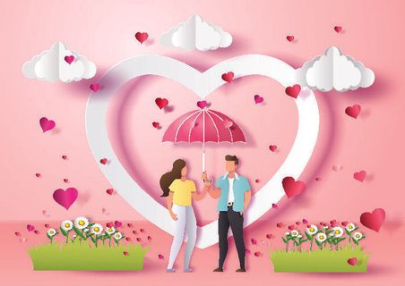 2.14情人节高端大气矢量插画