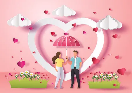 2.14情人节高端大气矢量插画