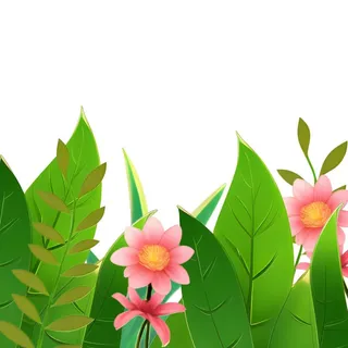 叶子草丛绿叶免抠