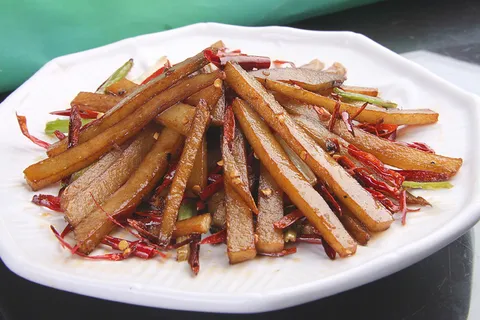 干煸土豆 8元 干煸土豆 8元