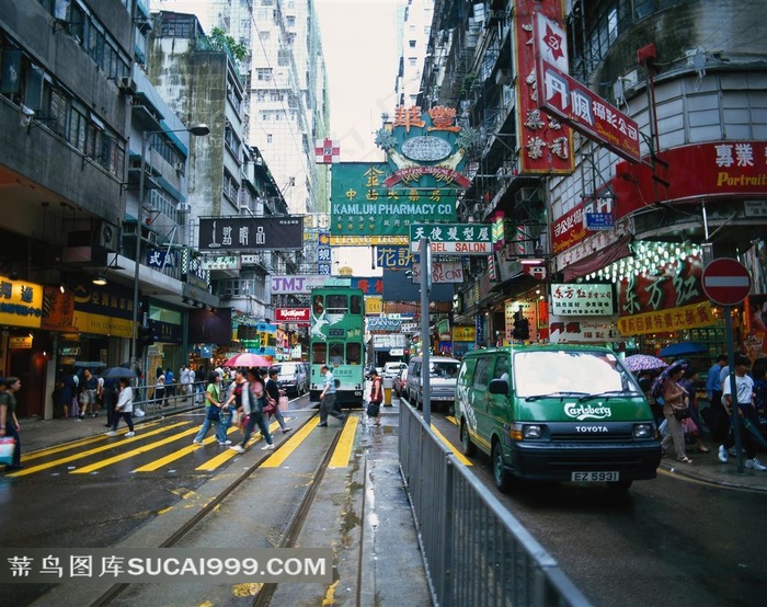 香港街头实景高清图片