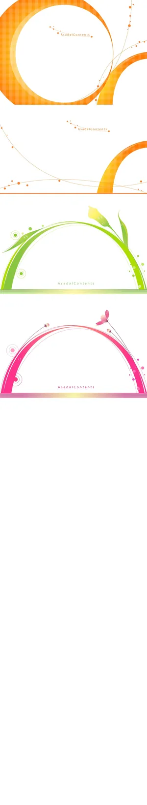 简约风名片海报边框图框素材AI矢量图 (231)