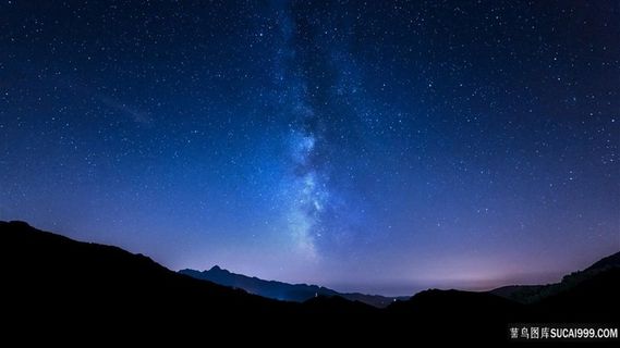 夜空的梦幻星光