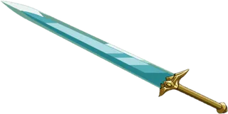 蓝色宝剑素材卡通