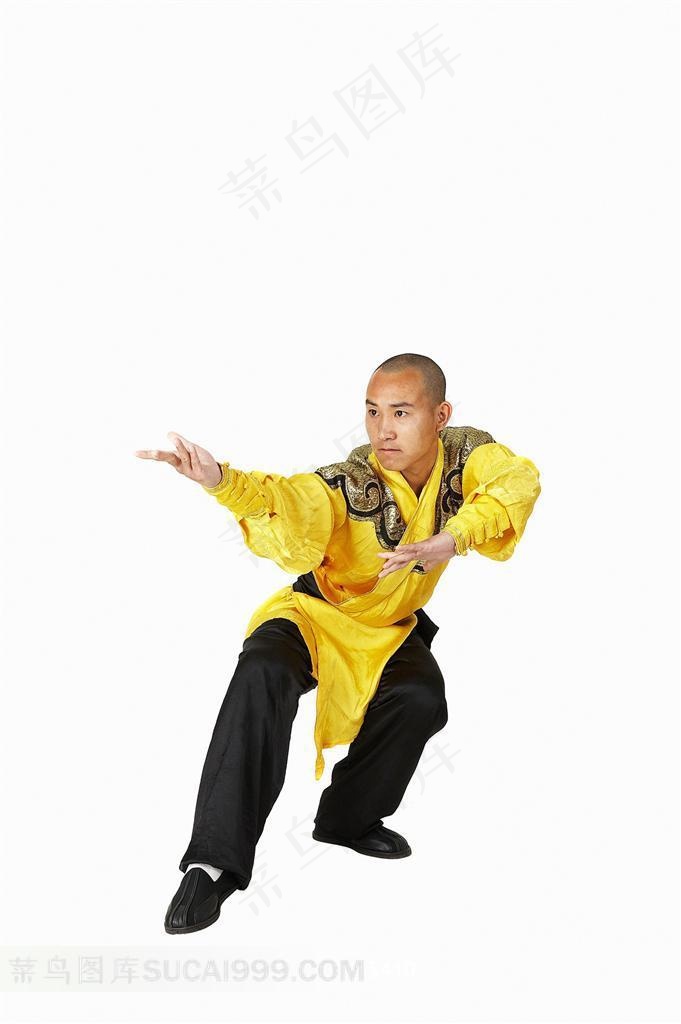 打拳的和尚特写