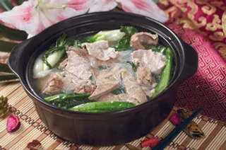  粉丝杂菜猪杂煲