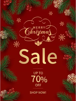 圣诞节海报圣诞促销