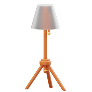 台灯棕色家具png素材