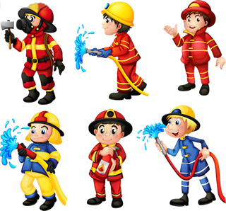 消防员卡通形象