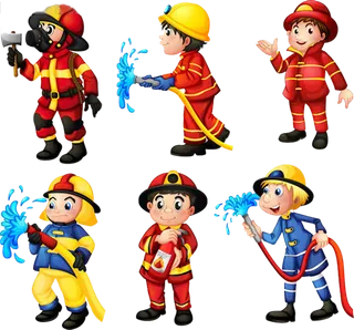 消防员卡通形象