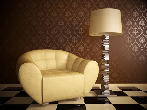 欧式软包沙发装修图片素材