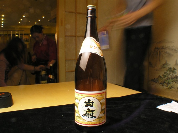 日本清酒三八酒水美食素材图片