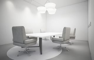 公司柜台白色样机