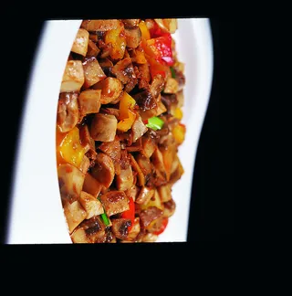 川菜湘菜高清菜谱 鹅干炒口磨