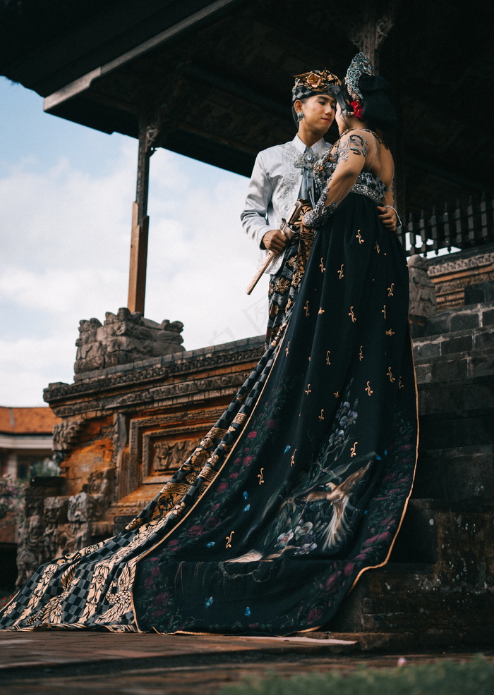 异族风情婚纱写真图片