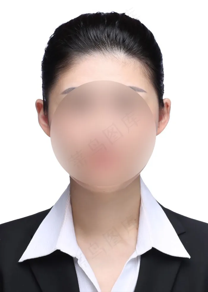 西装模板  女生西装 寸照模板 西装 证件照 西服 免抠psd模版下载