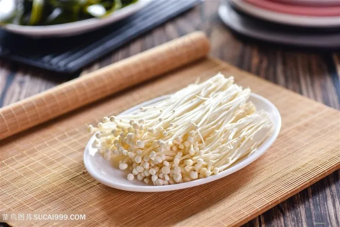 金针菇素材图片蔬菜图片