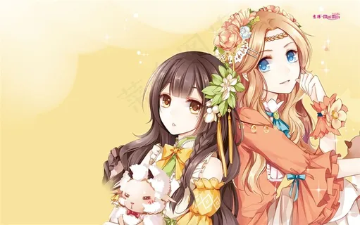 《意林·小小姐》卡通桌面壁纸大图 《意林·小小姐》卡通桌面壁纸大图