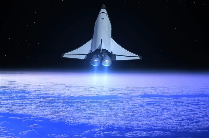太空飞船与宇宙景色图片