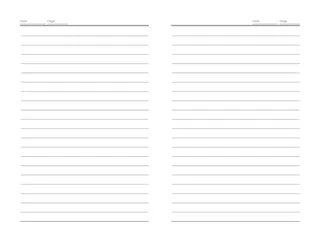 笔记本内页设计模版常用