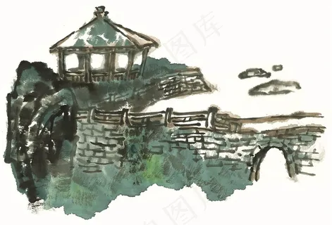 水墨山石文化艺术图片素材 水墨山石文化艺术图片素材