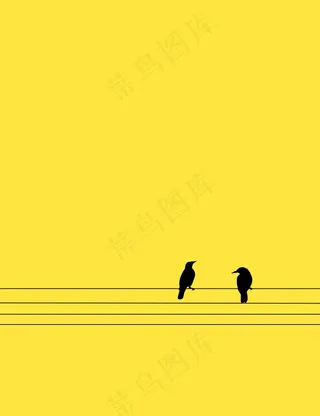 黄色简约风格背景图片