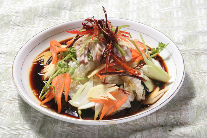 腌肉菜根虾