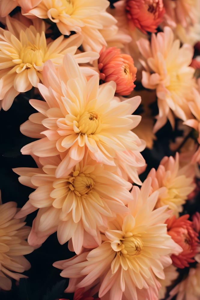 菊花光照摄影图