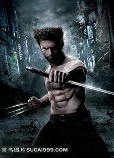 手持利刃的金刚狼电影金刚狼海报