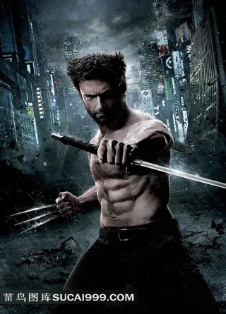 手持利刃的金刚狼电影金刚狼海报
