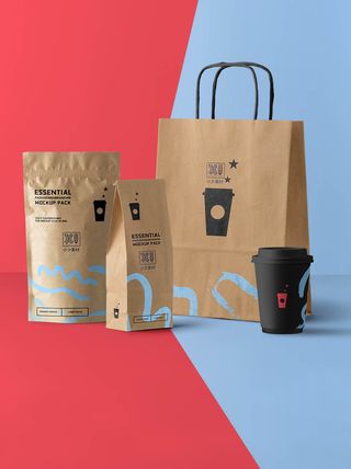 包装智能贴图样机VI效果PSD素材